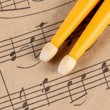 Drum sticks Music Life, 5a, maple, yellow-2