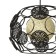 Lamp Bayerlux 2743/1bk E27 40W Black 32x32x24-124 cm