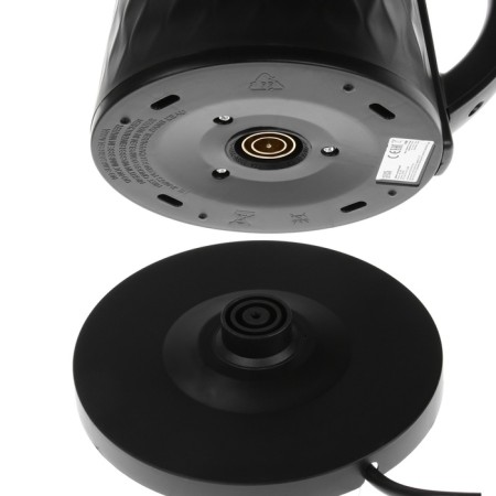Electric kettle Homestar HS-1021, plastic, Metal flask, 1.7 l, 1500 watts, black-6