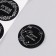Sticker Paper "Flower Wreaths" embossing silver d = 3.8 cm 252 pcs in the roll