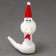 Soft toy "Snake" on a suspension, 14 cm, white color
