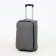 Small suitcase 20 ”, lightning department, external pocket, 2 wheels, gray color