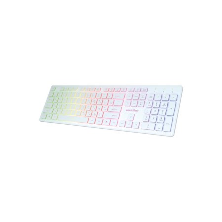 Smartbuy One 305 keyboard, wired, membrane, 104 keys, USB, submits, white-1