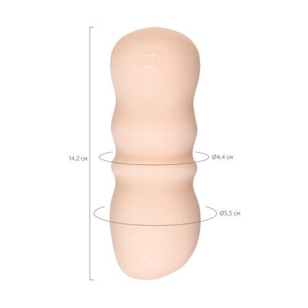 Mosterbator Unrealistic Mensmax Feel Eve, TPE, Beige, 14.2 cm-3