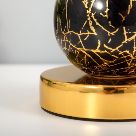 Hell lamp "Amalia" E14 40W Black Gold 20x20x30 cm Risalux-3
