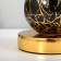Hell lamp "Amalia" E14 40W Black Gold 20x20x30 cm Risalux