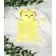 Comforter pillow - heating pad, yellow color