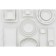 Poramic pies “Airiousness”, 220 ml, D = 15 cm, white color