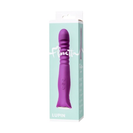 Vibrator Flovetta by Toyfa Lupin, silicone, purple, 22 cm-12