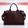 Female bag Textura, tout, medium size, burgundy color