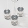 Summary metal, acrylic "Vorthy" d = 2.2 cm, set 3 pcs h = 25.5 cm, 23.5 cm, 21 cm