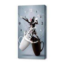 Carty clock wall-mounted interior 