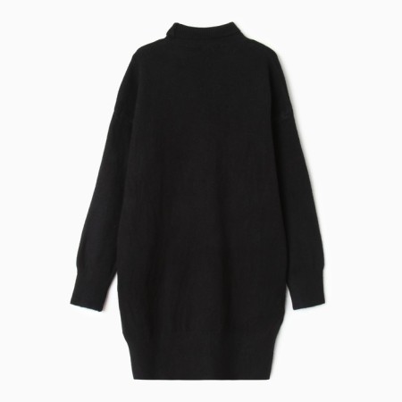 Women's dress, black color, One Size (46-50)-7