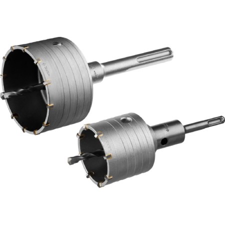 A set of crowns on concrete "bison" Professional 29185-H2-2, D = 50/100 mm, with equipment, in the case