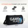 Sports bag with lightning, external pocket, black color