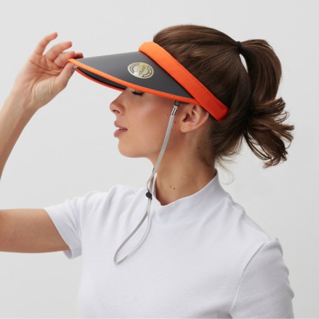 Female visor minaku, orange color, rr 58-1