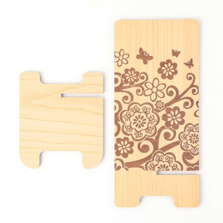 Stand for the phone "Flowers and butterflies", 7 × 8 × 15 cm-3