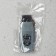 The gasoline lighter “All roads lead”, 9.8 x 3.1 cm.