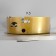 Bra "August" LED 5W gold-black 20x26x4.5cm