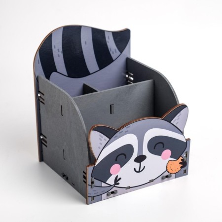 Organizer for the office "Raccoon"-4