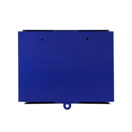 Mail box without a lock (with a loop), horizontal "letter", blue-12