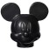 Pigging Mickey Mouse, Gypsum, 16x14x13 cm, Black, Disney