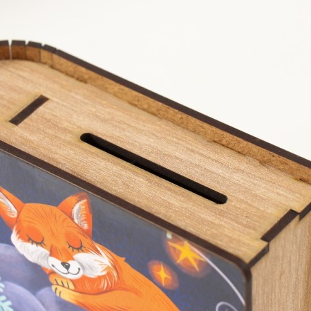 Pigger-chip "Fox in the clouds" 14x12x5 cm-4