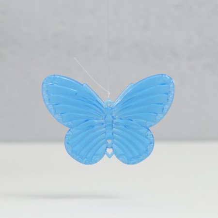 Wind music Plastic "Butterflies" shine in the dark 4 tubes + 11 figures 67 cm mix-3