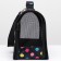 Bag - carrying for animals "peas", black, size S, 37.5 x 17 x 22 cm