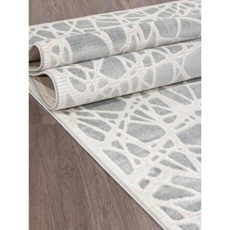 Rectangular carpet Merinos Miranda, size 200x300 cm, color Blue-Cream-2