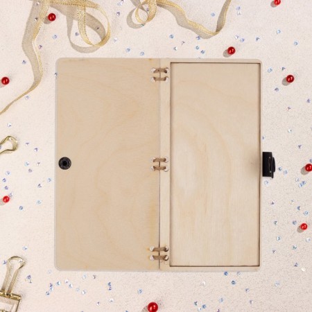 Wooden envelope "Happy Birthday!" handmade, light, gifts, 16.5x8 cm-2