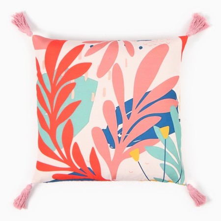 Decorative pillowcase with brushes Ethel Herb 45x45 cm, polyester