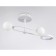 LED ceiling LED with a change of lamp and control panel Ambrella Light, Linetech, FL666221, G9, 29 W, 2175LUM, 3000-6400K, white, white matte color