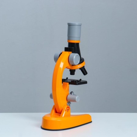 Microscope "Young Botanik" Frendering to x1200, orange, backlight-4