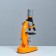 Microscope "Young Botanik" Frendering to x1200, orange, backlight