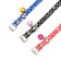 Collar "stars", 31 x 1 cm, artificial leather, mix of flowers
