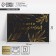 Congratulatory card "Happy Birthday", black craft, 10 x 15 cm