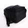 Youth backpack from textiles with a zipper, waterproof, 3 pockets, black color