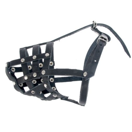 Muzzle Leather Zononic No. S, Stafford (length on the nose 9.5 cm, muzzle 32 cm), mix-1