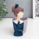 Souvenir Polystone stand "Girl with a tail - thoughtfulness" 16x8x12 cm