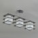 Ceiling lamp 3x60W E27, size 54x13x28 cm