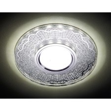 Ambrella Light Lumber built -in LED, G5.3, 3W, Chrome Color, D = 60 mm