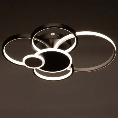 Cialogs from PDU 1895/6 LED 124W Dimmer black and white 59x49x11.5 cm Bayerlux-2