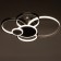 Cialogs from PDU 1895/6 LED 124W Dimmer black and white 59x49x11.5 cm Bayerlux