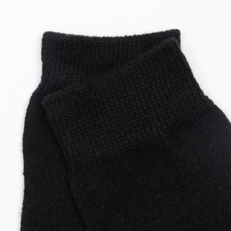 Male wool socks, black color, size 43-46-1