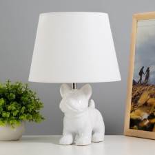 Bernard desktop 1x40W E14 wire-1,6m white 21x21x30cm