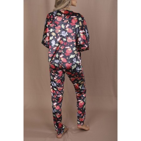 Female trousers, size 46, black color-3
