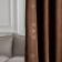 Set of curtains "Bridget", size 2x200x270 cm, brown color