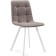 Stool on a metal frame chilli metal/velor, white/beige 43.5x50x87.5 cm