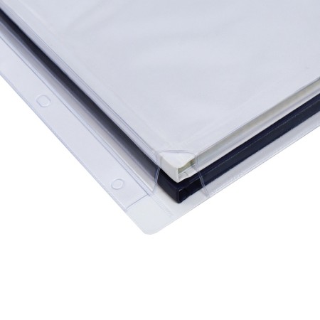 A4, 180 μm, calligrata, PVC, reinforced, with extension, matte, 5 pieces-3